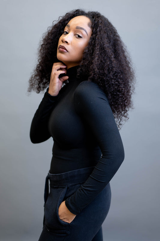 Mock Neck Bodysuit