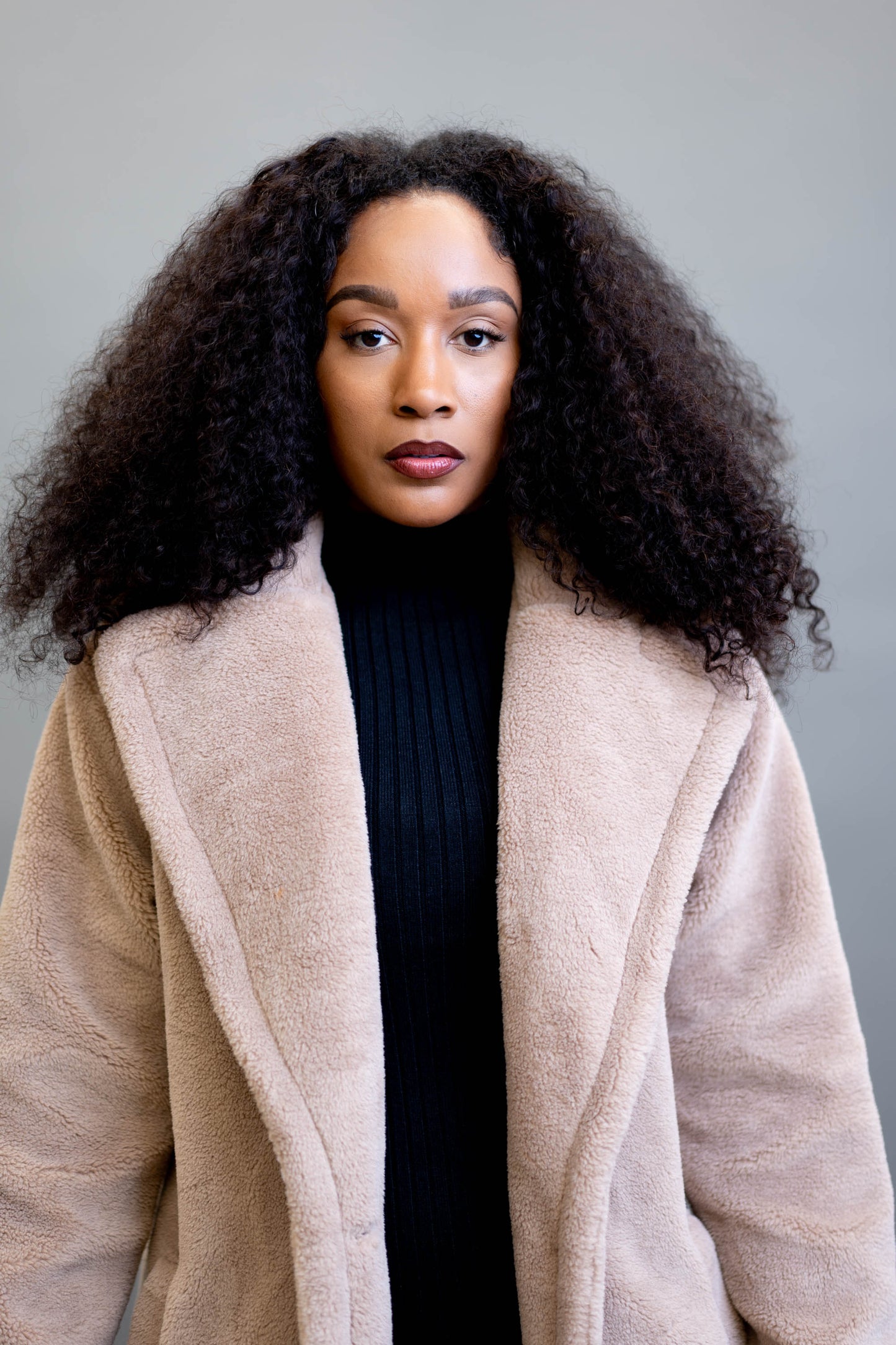 Fluffy Teddy Maxi Coat