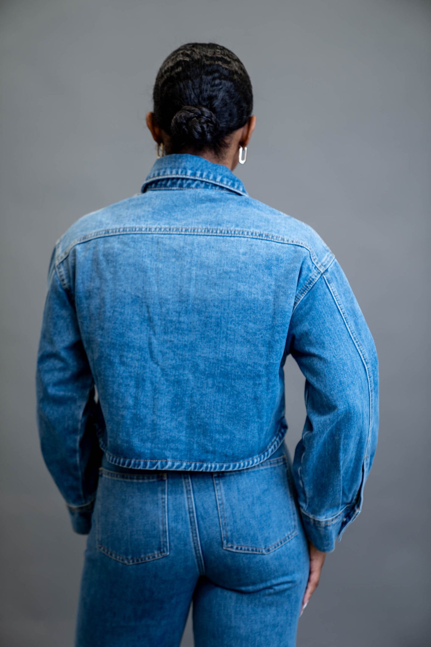 Cropped Denim Jacket