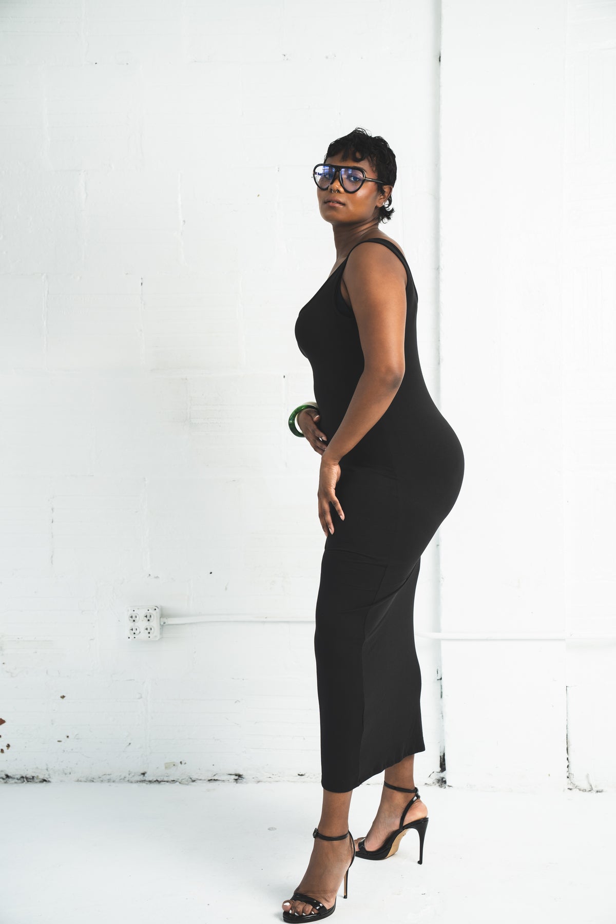 Scoop Neck Sleeveless Maxi Dress