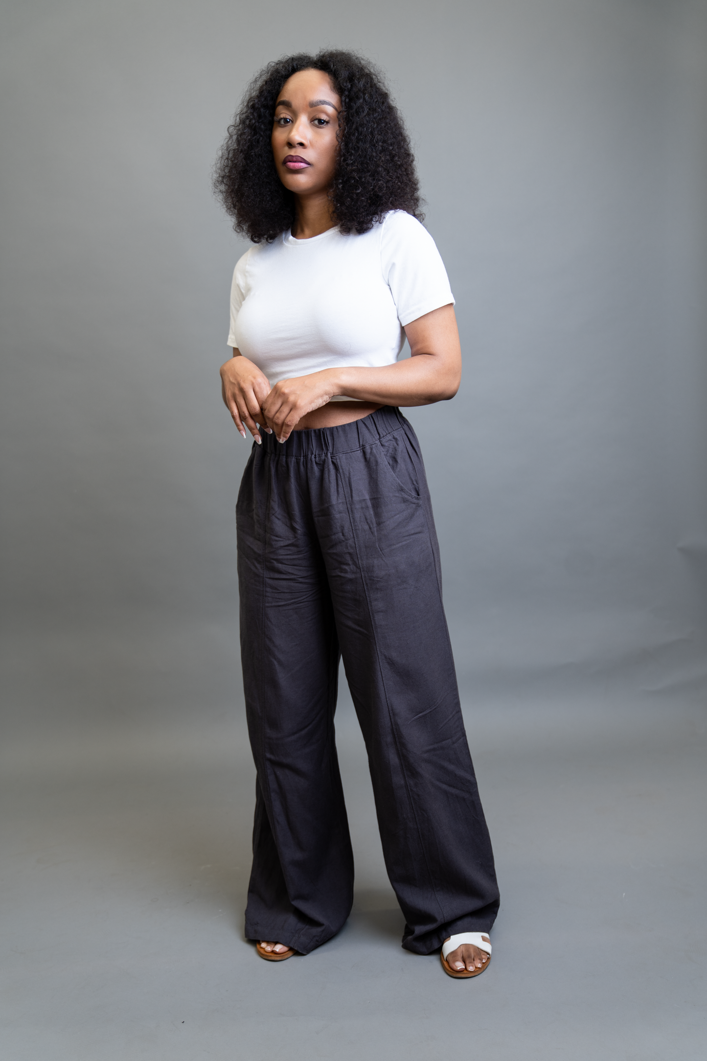 Linen Blend Pants