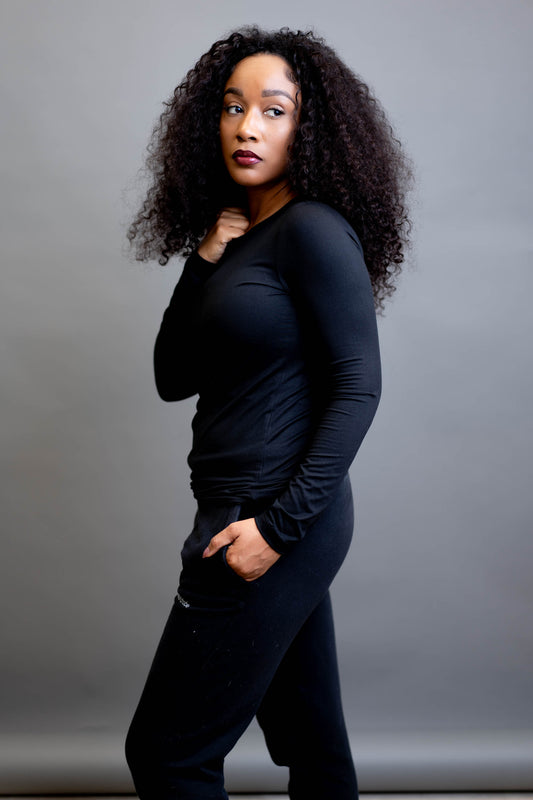 Round Neck Long-Sleeve Shirt