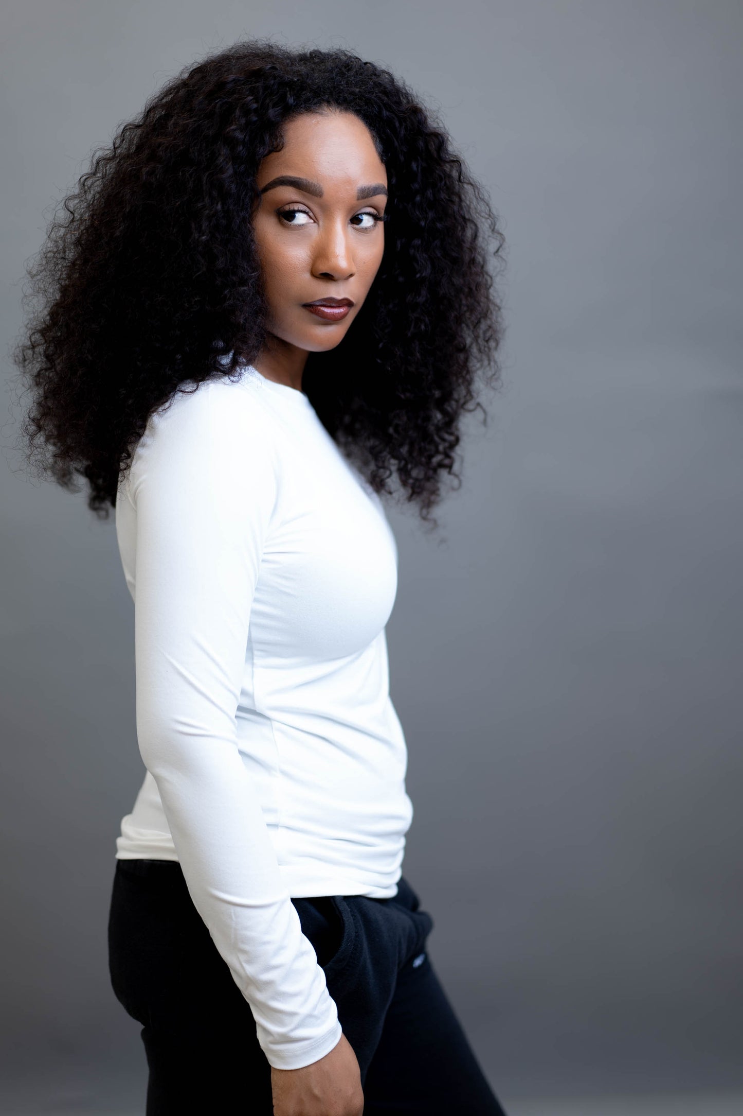 Round Neck Long-Sleeve Shirt