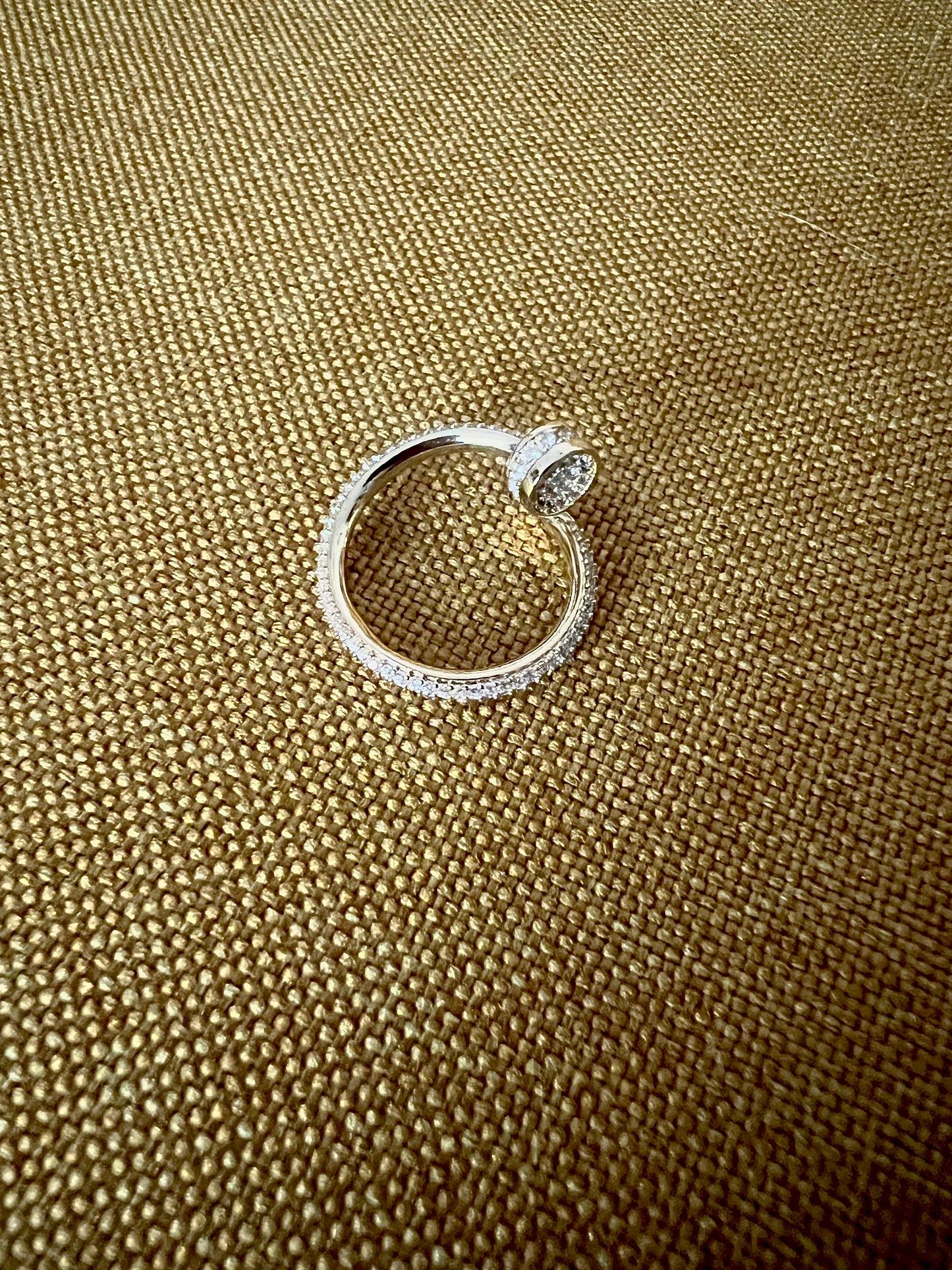 Studded Nail Wrap Ring