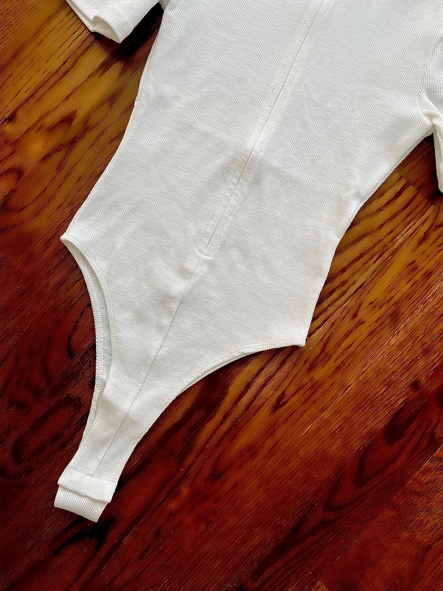Short Sleeve Zip Up Bodysuit