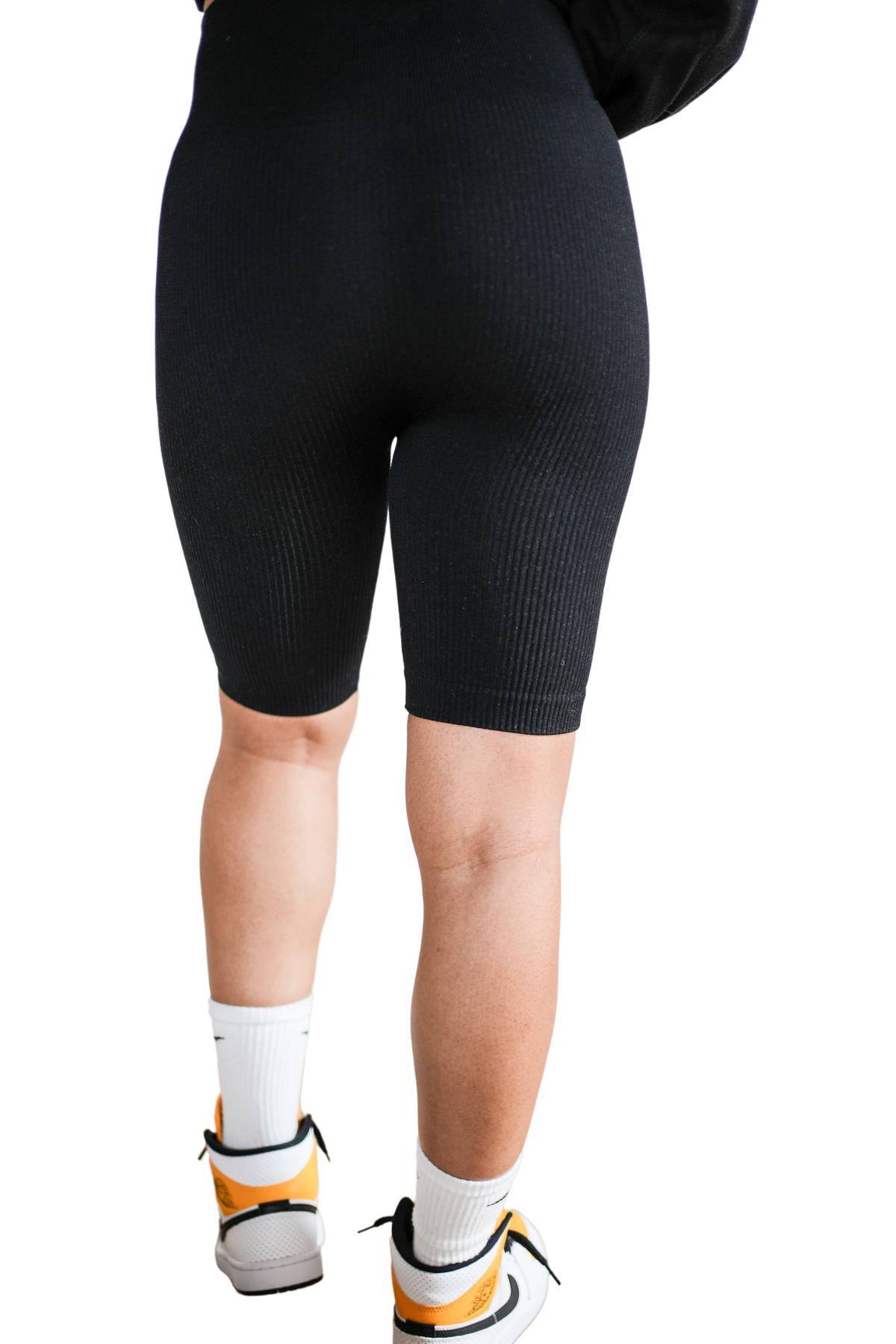 Ribbed Biker Short