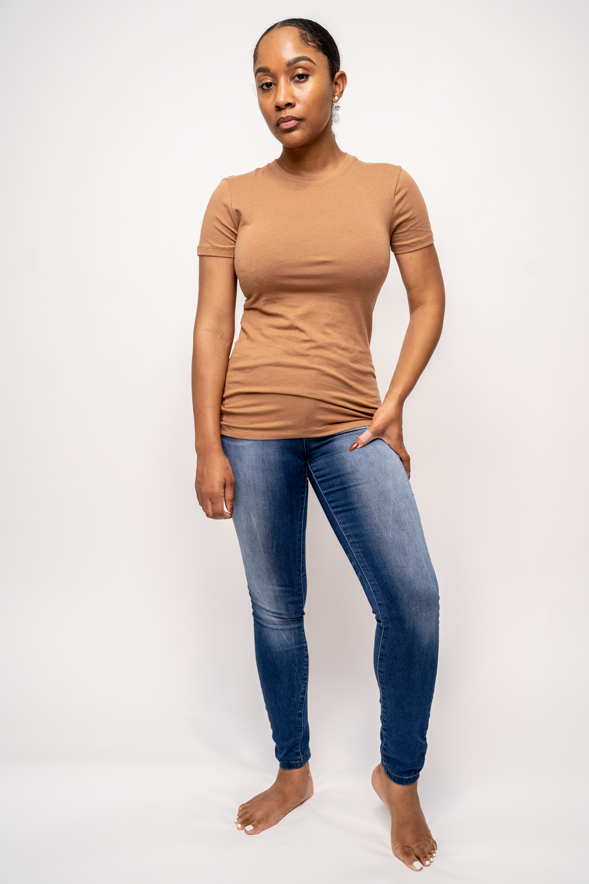 Fitted Crew Neck T-Shirt