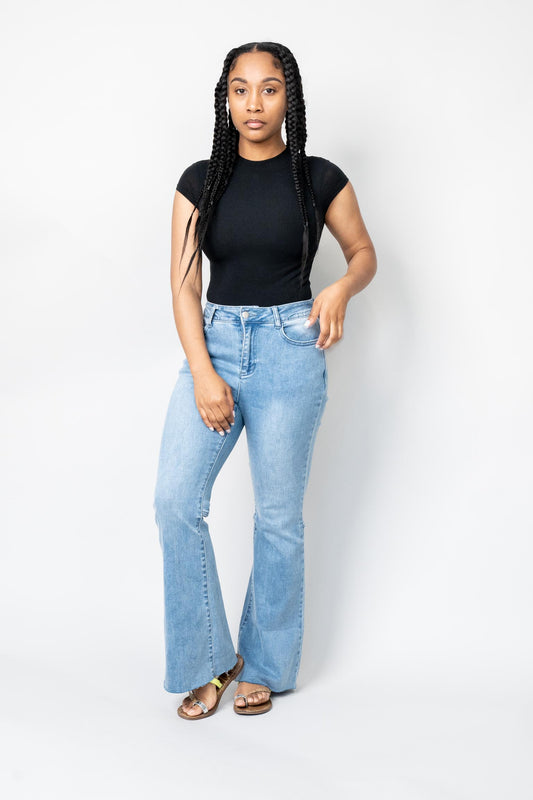 Cap Sleeve Mock Neck Bodysuit