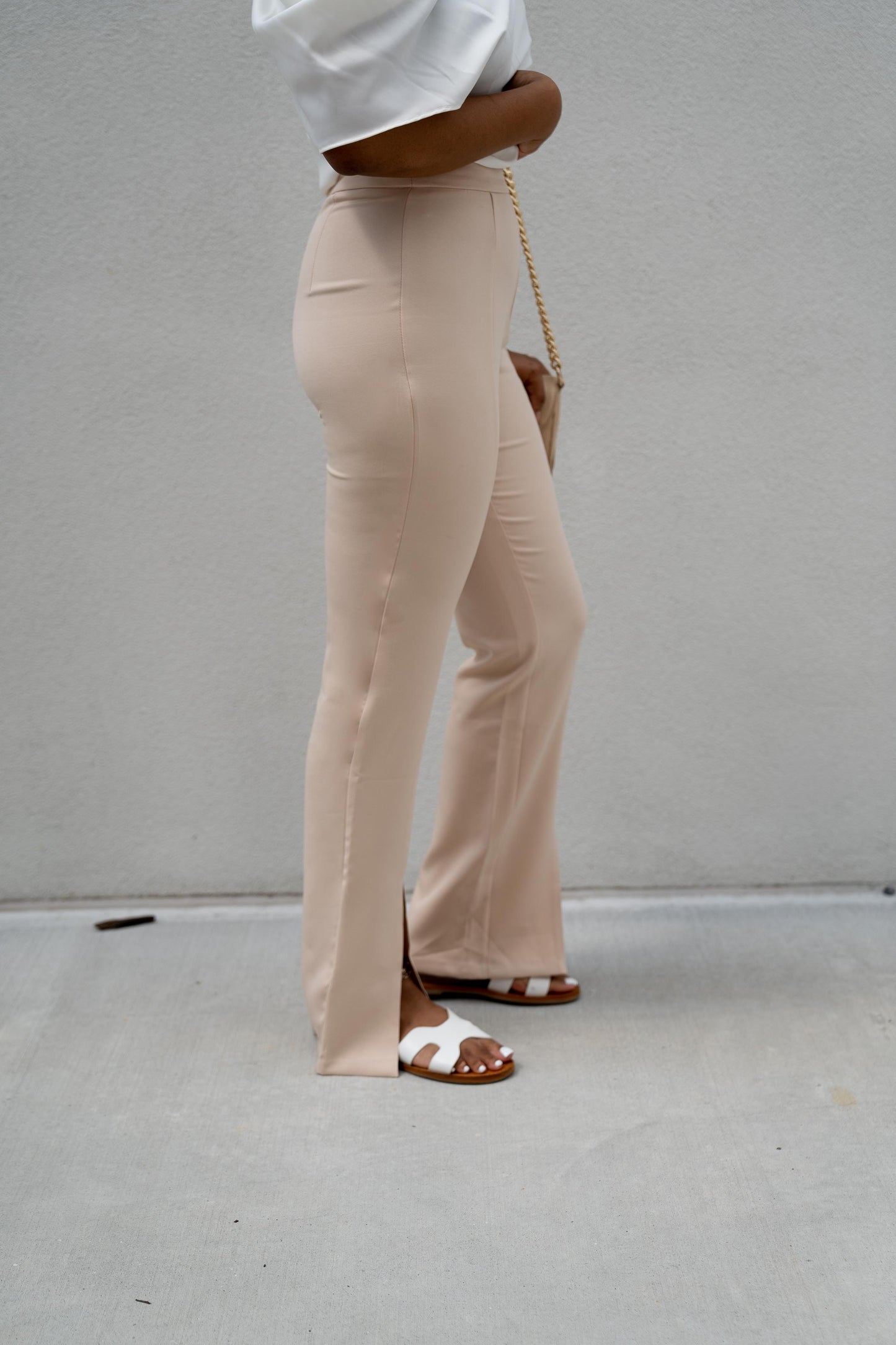Front Slit Slacks