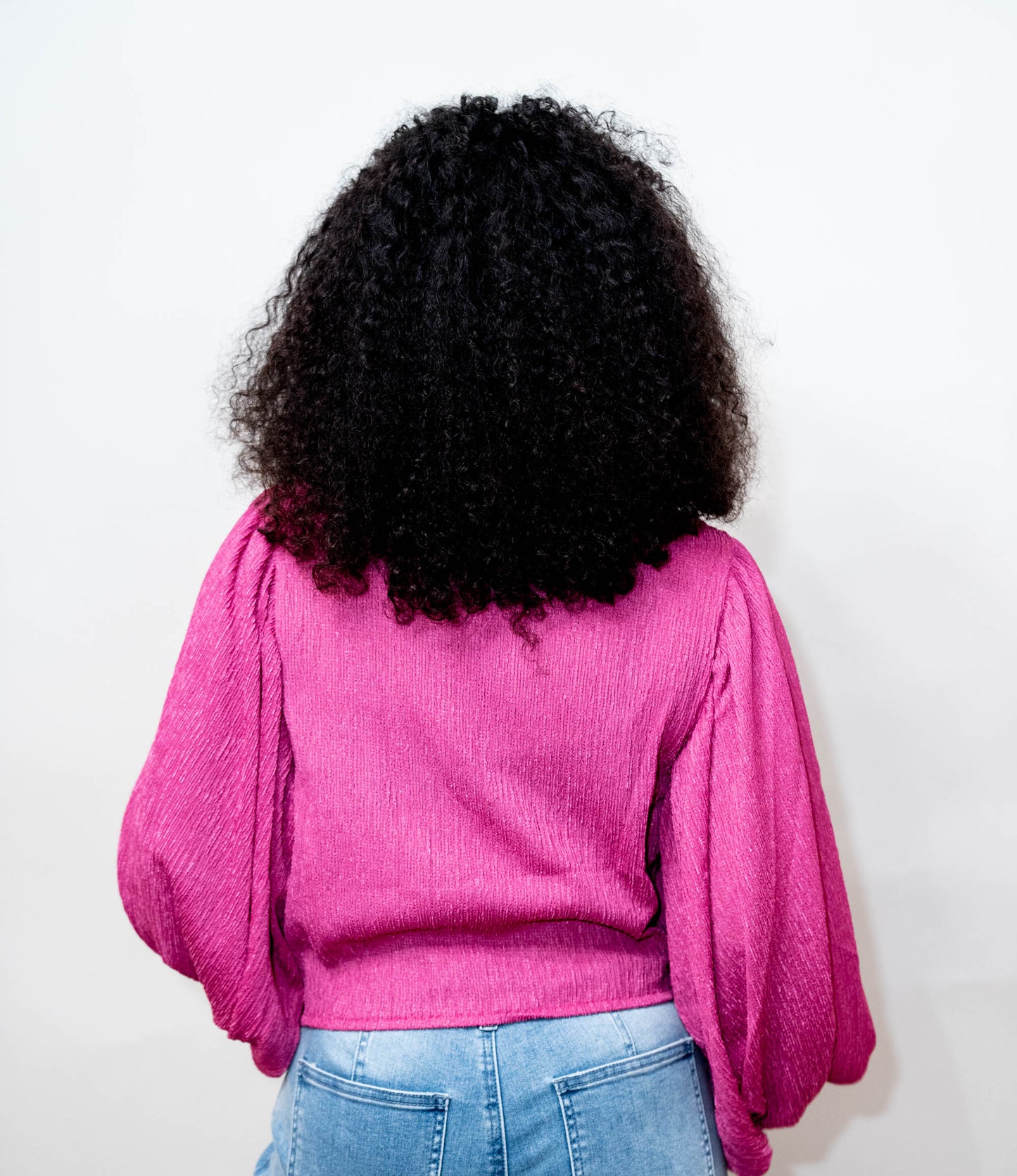 Surplice Wide Sleeve Top