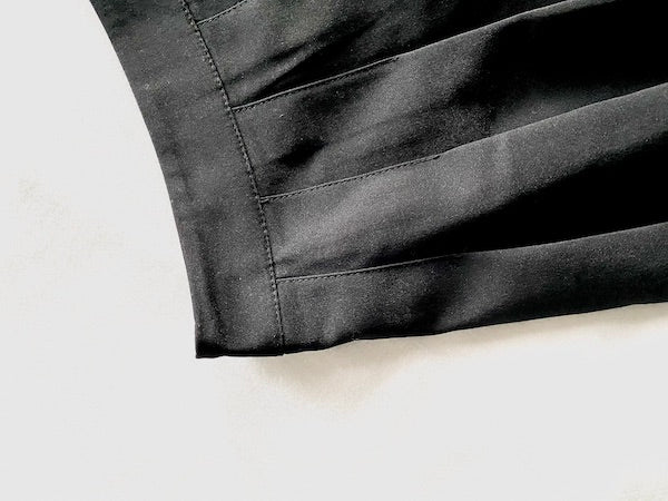 Pleated Mini Skirt (Black, Mocha)