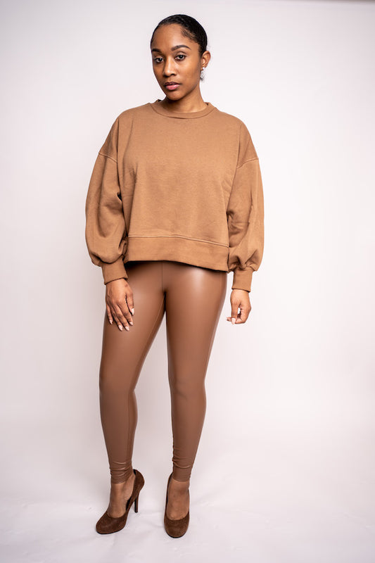 Balloon Sleeve Sweatshirt