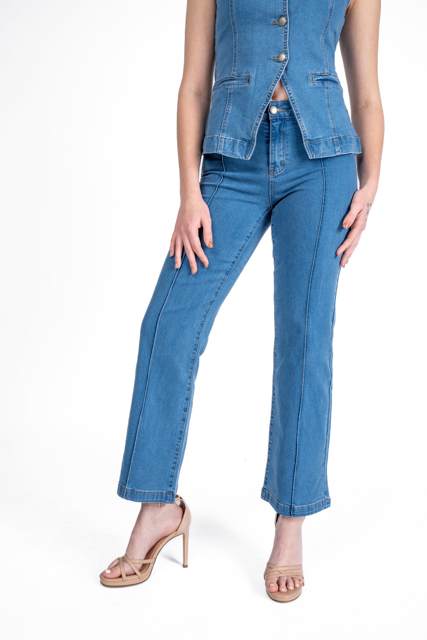 The Statement Denim Flare Pant