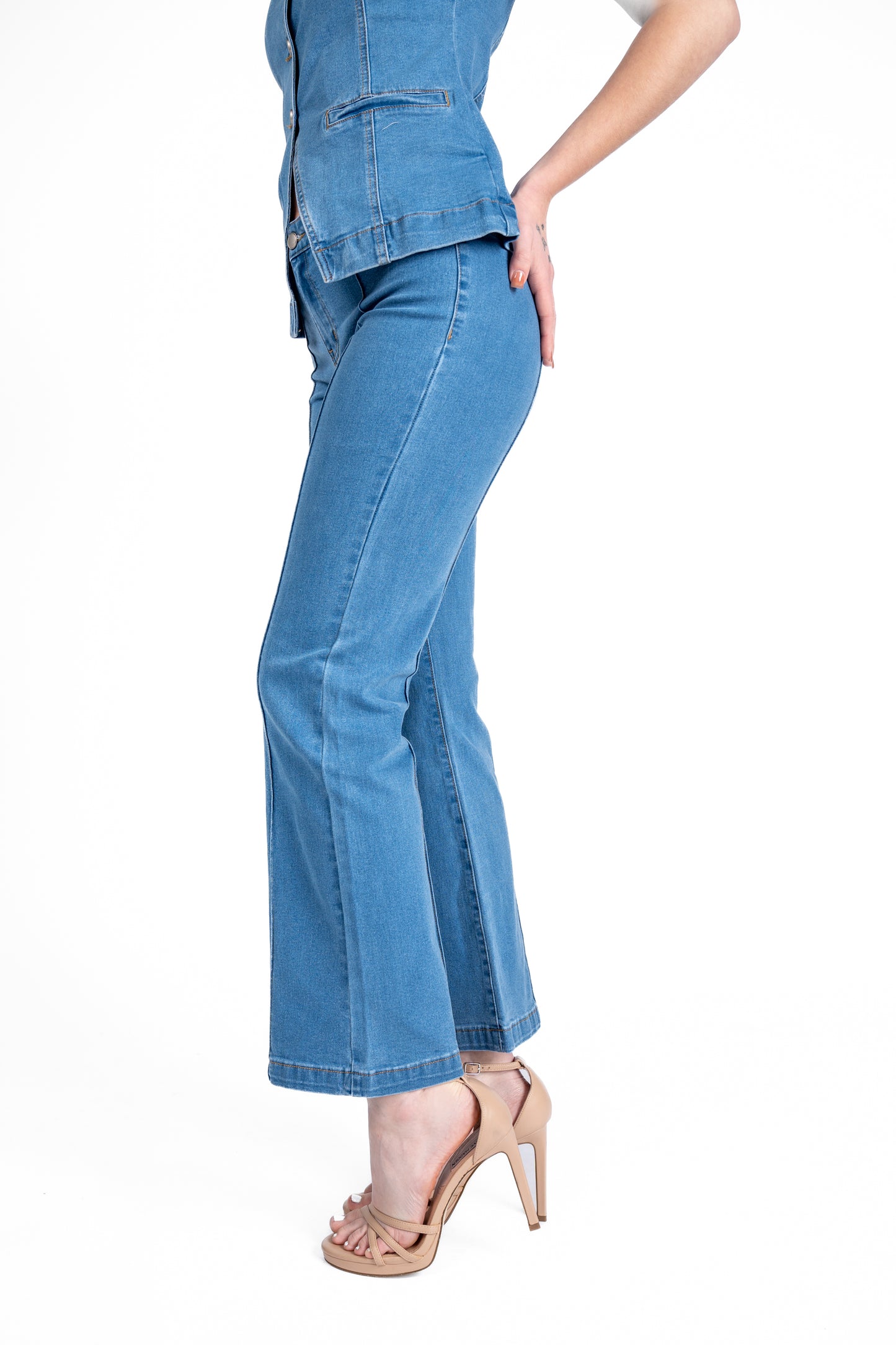 The Statement Denim Flare Pant