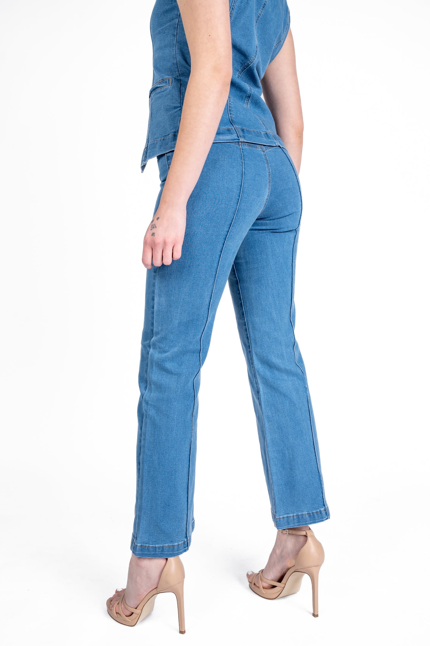 The Statement Denim Flare Pant