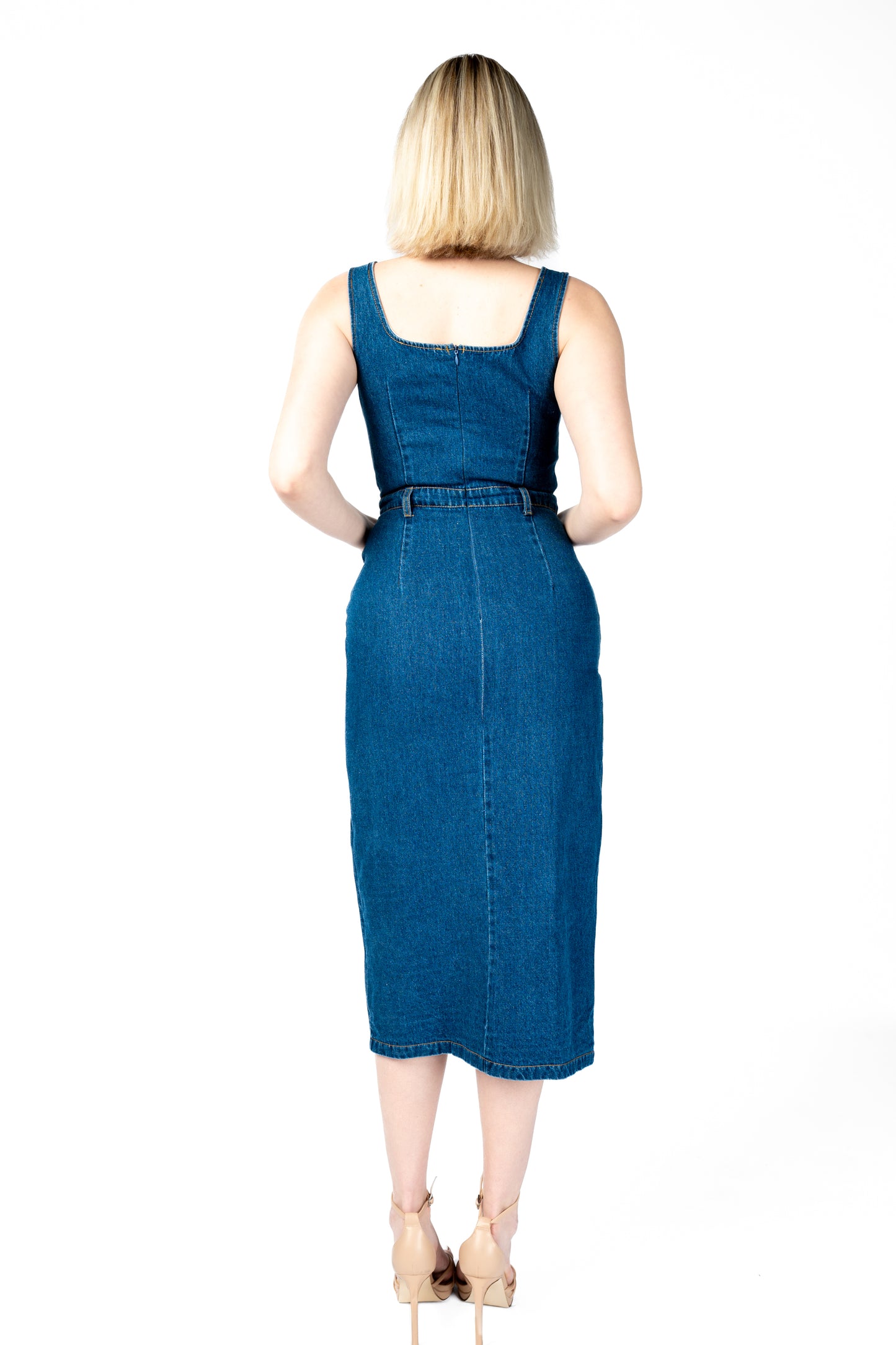 The Iconic Denim Midi