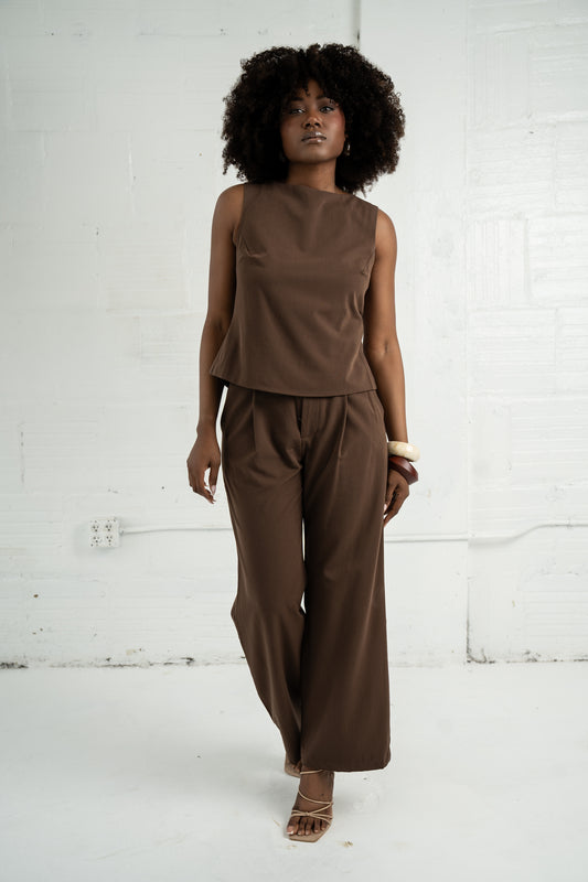The Tailored Pleat Pant Set