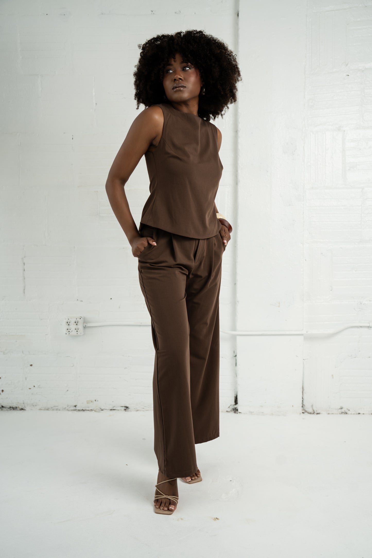 The Tailored Pleat Pant Set