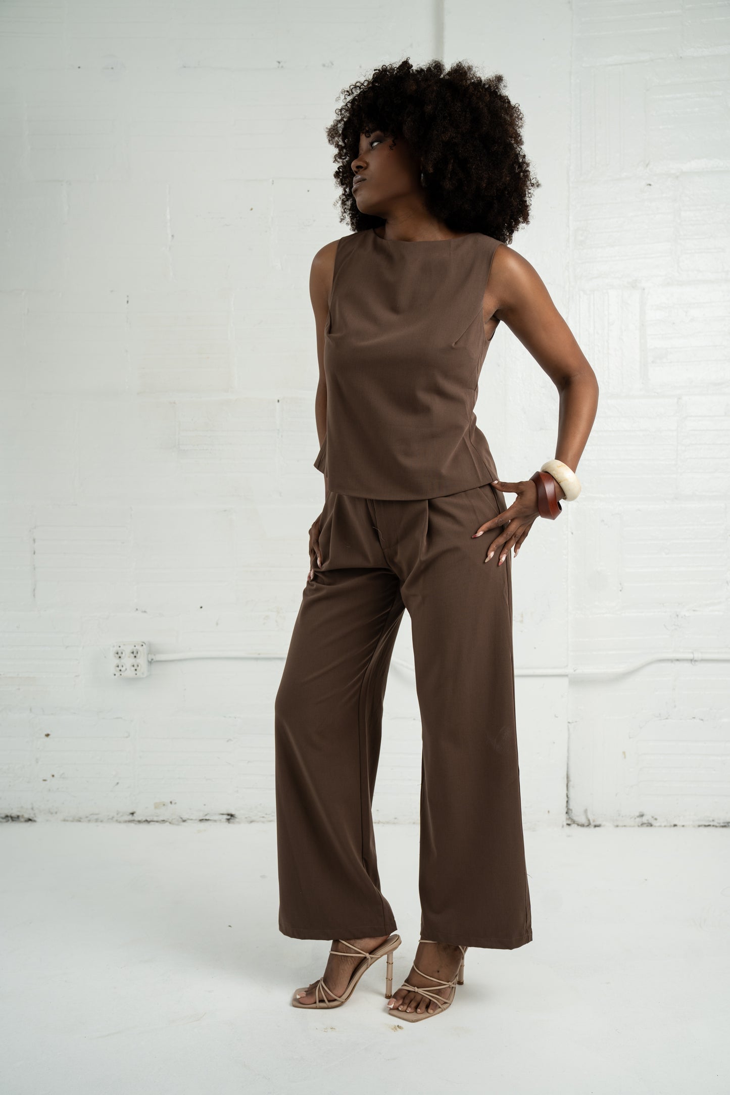 The Tailored Pleat Pant Set