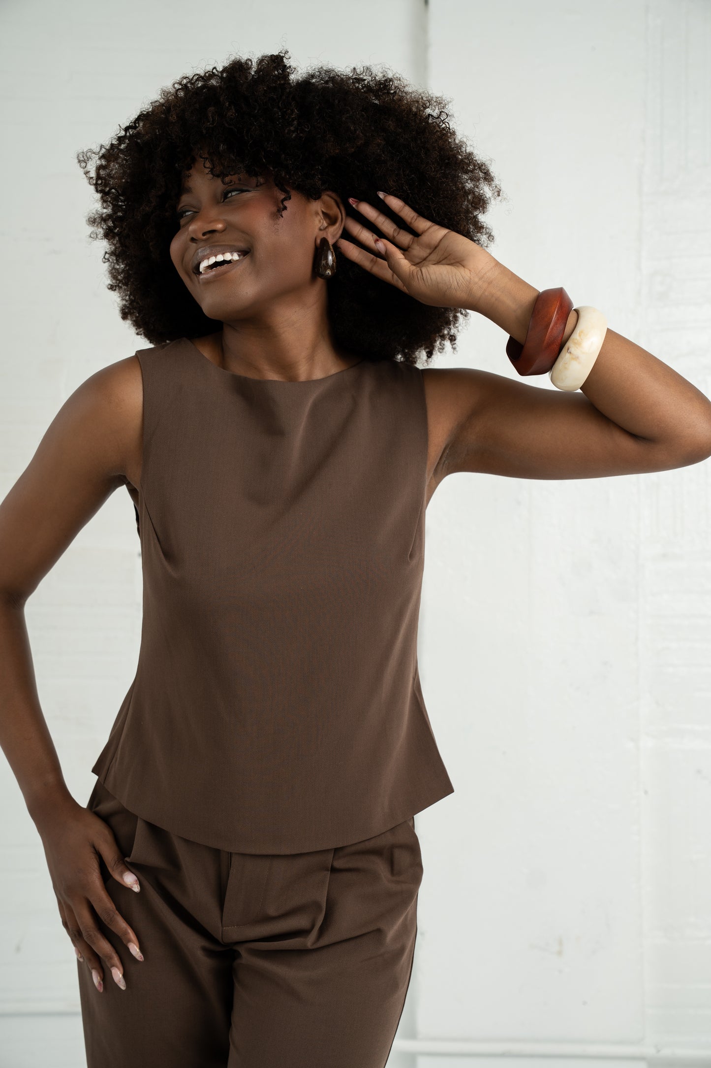 The Structured Sleeveless Top