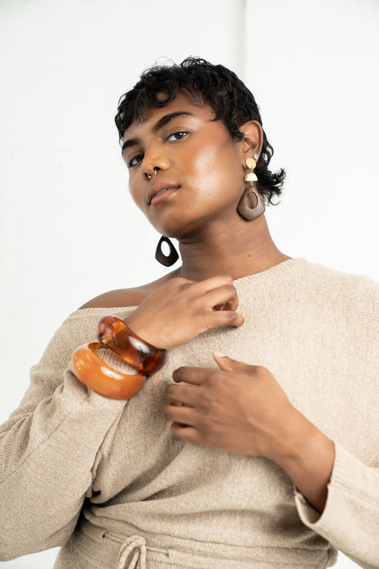 The Marble Resin Bangle