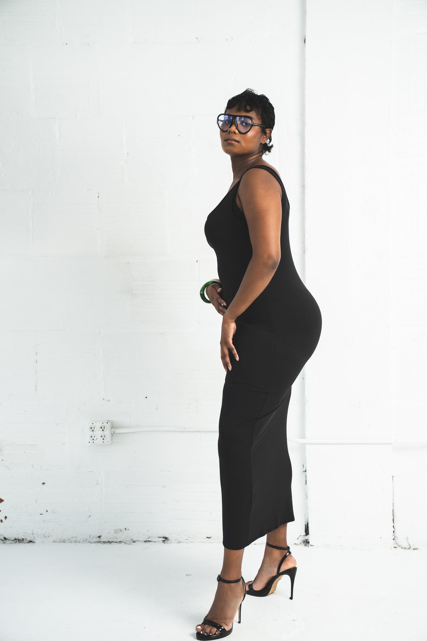 Scoop Neck Sleeveless Maxi Dress