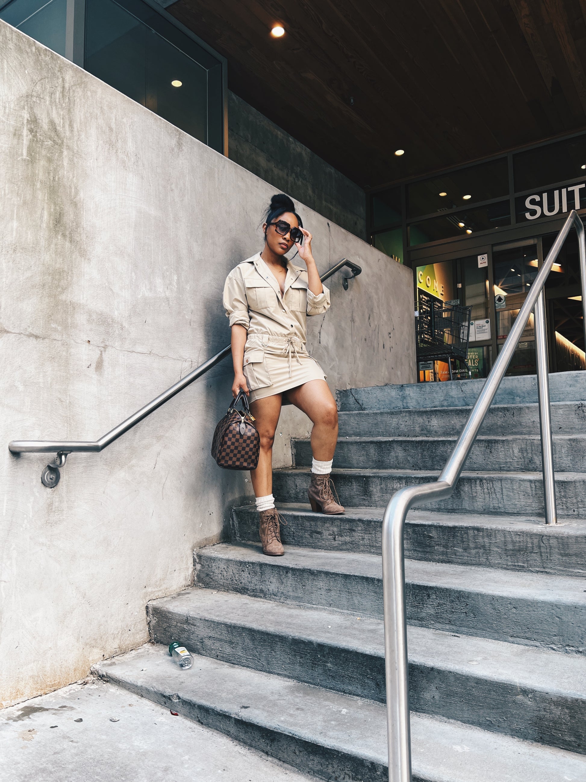 Cargo Mini Dress BLANKWardrobe Cargo Mini Dress BLANKWardrobe